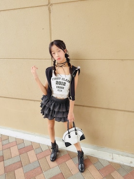 「repipi armario（レピピ アルマリオ）のアイテム」を使った、yurimari1118さん（キッズ・145cm）の秋コーディネート