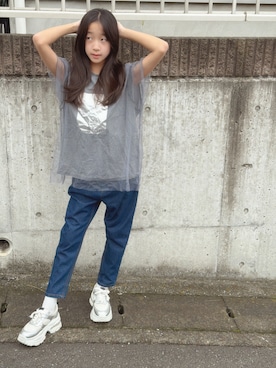 「classicalelf（クラシカルエルフ）のアイテム（パンツ）」を使った、yurimari1118さん（キッズ・147cm）の秋コーディネート