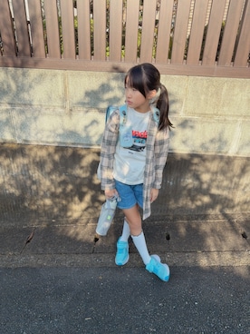 「devirock（デビロック）のアイテム」を使った、yurimari1118さん（キッズ・147cm）の秋コーディネート