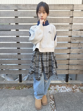 yurimari1118さん（キッズ・140cm）の冬コーディネート