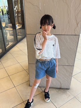 「devirock（デビロック）のアイテム」を使った、yurimari1118さん（キッズ・140cm）の春コーディネート