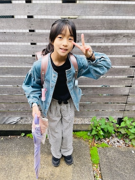 「アイテム（ジャケット/アウター）」を使った、yurimari1118さん（キッズ・140cm）の秋コーディネート