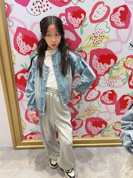 「algy（アルジー）のアイテム」を使った、yurimari1118さん（キッズ・140cm）の春コーディネート