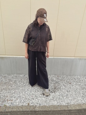「Java（ジャバ）のアイテム（トップス）」を使った、yurimari1118さん（レディース・168cm）の夏コーディネート
