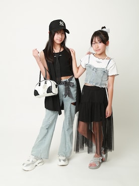 「アイテム（アンサンブル）」を使った、yurimari1118さん（キッズ・135cm）の秋コーディネート