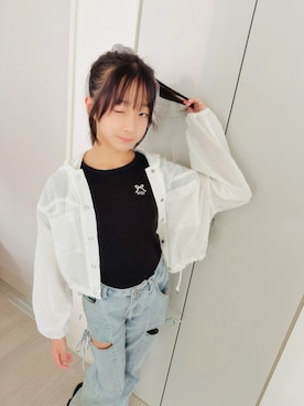 yurimari1118さん（キッズ・140cm）の夏コーディネート
