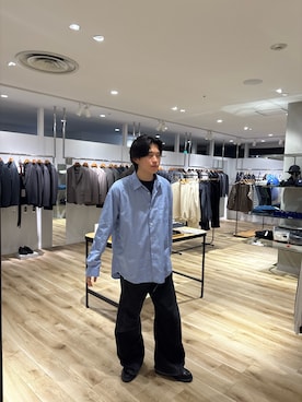 「秋のシャツ着こなし術」｜なおとさん（メンズ・170cm）の秋コーディネート