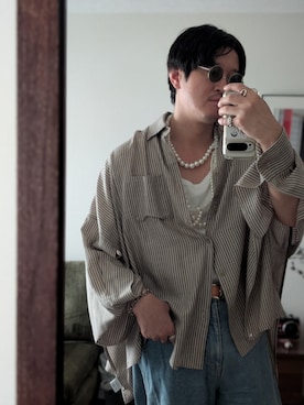 「BLESS（ブレス）のアイテム」を使った、omistyleさん（メンズ・172cm）の夏コーディネート