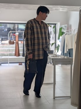 「アイテム（ハンドバッグ）」を使った、omistyleさん（メンズ・172cm）の秋コーディネート