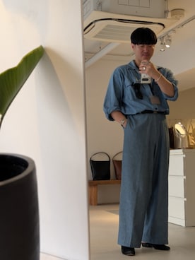 「MADISON BLUE（マディソンブルー）のアイテム（トップス）」を使った、omistyleさん（メンズ・172cm）の夏コーディネート