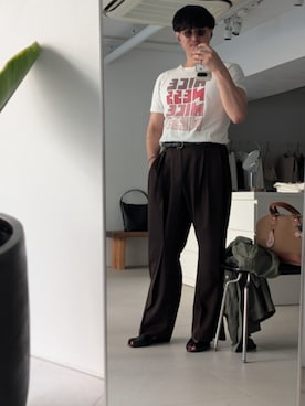 「アイテム（ボストンバッグ）」を使った、omistyleさん（メンズ・172cm）の夏コーディネート