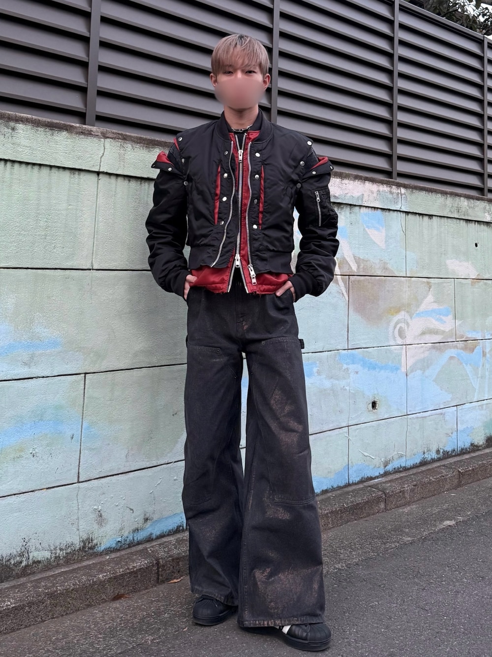 CLEL】Specially Processed Double Knee Denim Pants/特殊加工