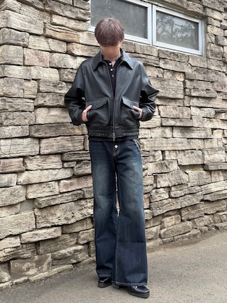 CLEL】Cow Leather G-1 Blouson / 牛革/カウレザー G-1ブルゾンを使っ
