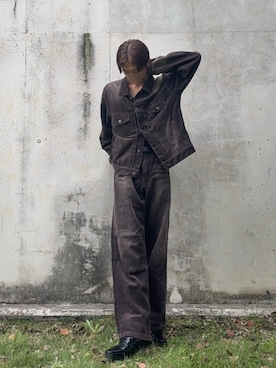 「アイテム（ブーツ）」を使った、FUTABAさん（メンズ・176cm）の秋コーディネート