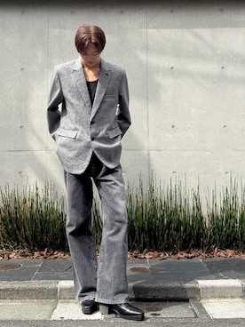 「アイテム（テーラードジャケット）」を使った、futaba0808さん（メンズ・176cm）の秋コーディネート