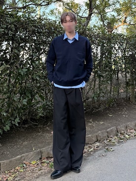 「CLEL（クレイル）のアイテム」を使った、FUTABAさん（メンズ・176cm）の春コーディネート