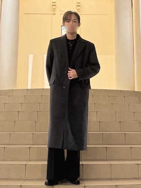 「アイテム（テーラードジャケット）」を使った、FUTABAさん（メンズ・176cm）の冬コーディネート