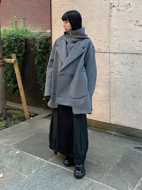 UN3D.（アンスリード） コート アウター HOOD LAYERED MDL CT / フード