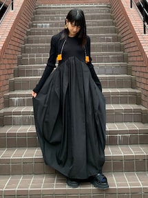 CURVE LINE TUCK SLEEVELESS OP｜アンスリード（UN3D.）公式通販