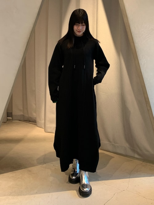 セール】HOOD KNIT TENT OP / フードニットテントワンピース