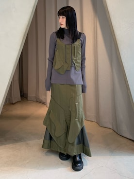 「アイテム（その他トップス）」を使った、AYAKOさん（レディース・157cm）の夏コーディネート