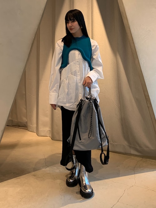 UN3D.（アンスリード） ベスト ジレ EDGE WAVE KNIT VEST / エッジ
