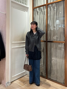 「アイテム（キャミソール）」を使った、yukiさん（レディース・166cm）の秋コーディネート