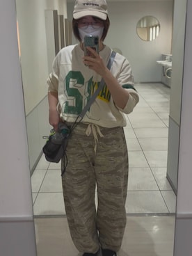 「GLOBAL WORK（グローバルワーク）のアイテム（帽子）」を使った、keytanさん（レディース・165cm）の春コーディネート