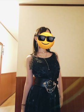 「アイテム（ブローチ/コサージュ）」を使った、jada05さん（レディース・151cm）の秋コーディネート