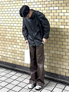 「UNKNOWN.（アンノウン）のアイテム」を使った、ku_roさん（メンズ・168cm）の冬コーディネート