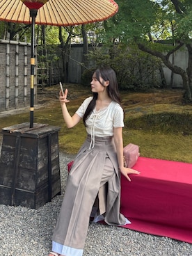 つるたななみさん(レディース・154cm)の秋コーディネート