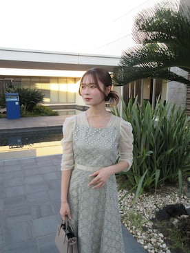 「Dorry Doll（ドリードール）のアイテム」を使った、つるたななみさん（レディース・154cm）の冬コーディネート