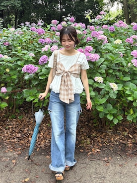 つるたななみさん（レディース・154cm）の夏コーディネート