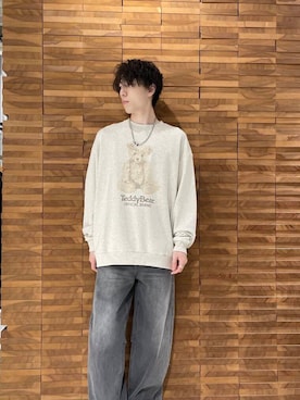 「カーブデニム」｜Renさん（メンズ・174cm）の秋コーディネート