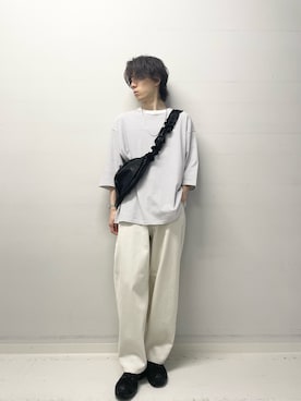 「SENSE OF PLACE by URBAN RESEARCH（センスオブプレイスバイアーバンリサーチ）の『ユニセックス』エクストラルーズアソートTシャツ（Tシャツ/カットソー）」を使った、Renさん（メンズ・174cm）の夏コーディネート