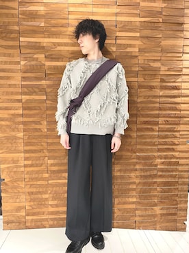 「ハロウィン」｜「アイテム（スラックス）」を使った、Renさん（メンズ・174cm）の秋コーディネート
