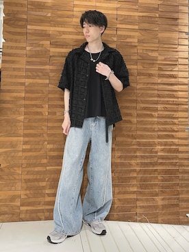 「KBF（ケイビーエフ）のアイテム」を使った、Renさん（メンズ・174cm）の夏コーディネート
