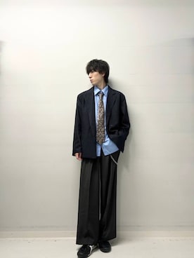 「SENSE OF PLACE by URBAN RESEARCH（センスオブプレイスバイアーバンリサーチ）のアイテム（テーラードジャケット）」を使った、Renさん（メンズ・174cm）の冬コーディネート
