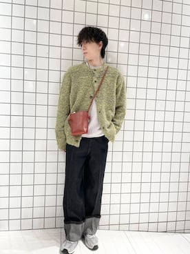 「冬の差し色コーデ」｜Renさん（メンズ・174cm）の冬コーディネート