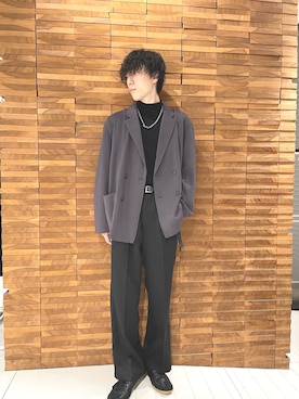「SENSE OF PLACE by URBAN RESEARCH（センスオブプレイスバイアーバンリサーチ）のアイテム（その他アウター）」を使った、Renさん（メンズ・174cm）の秋コーディネート