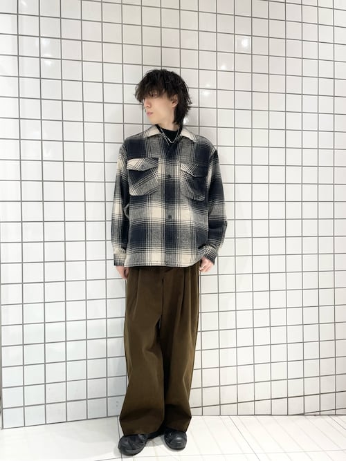 セール】ブラッシュドヘビーネルチェックシャツ（シャツ/ブラウス