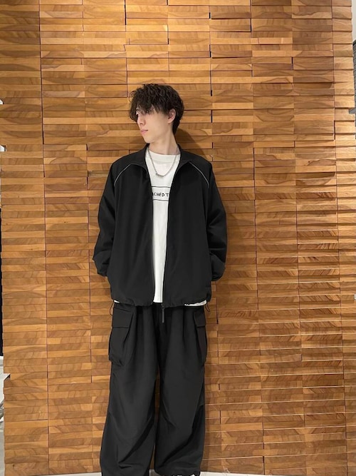 セール】『セットアップ対応』パイピングスタンドブルゾン（ブルゾン