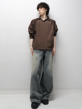 「アイテム（その他トップス）」を使った、Renさん（メンズ・174cm）の秋コーディネート