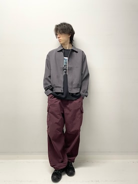 「プリントTシャツ」｜Renさん（メンズ・174cm）の秋コーディネート