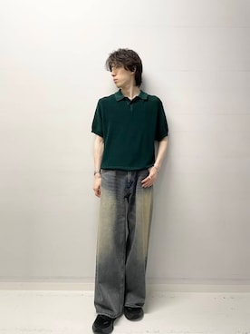 「アイテム（ニット/セーター）」を使った、Renさん（メンズ・174cm）の夏コーディネート
