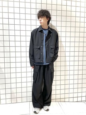 「冬の差し色コーデ」｜「アイテム（ジャケット/アウター）」を使った、Renさん（メンズ・174cm）の冬コーディネート