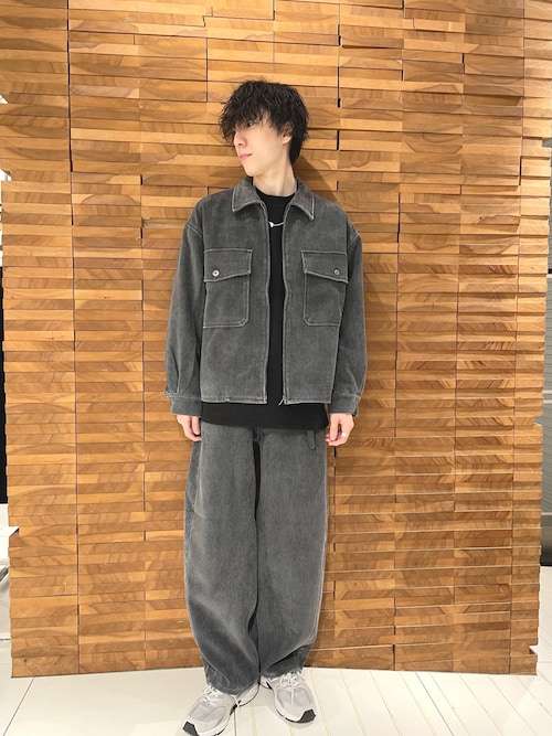 『セットアップ対応』ヴィンテージツイルZIPブルゾン