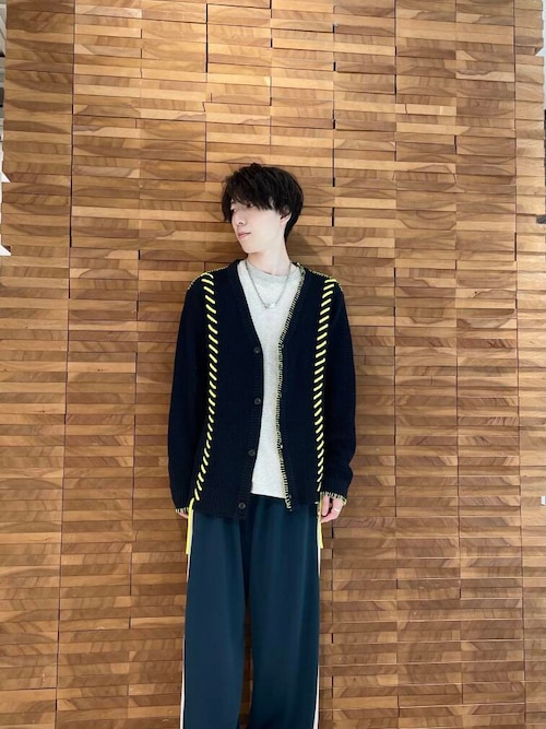 カーディガン茶ひろじ様 セール】『ユニセックス』ブランケットステッチカーディガン