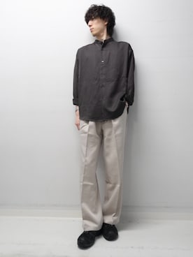 「SENSE OF PLACE by URBAN RESEARCH（センスオブプレイスバイアーバンリサーチ）のアイテム（シャツ/ブラウス）」を使った、Renさん（メンズ・174cm）の秋コーディネート