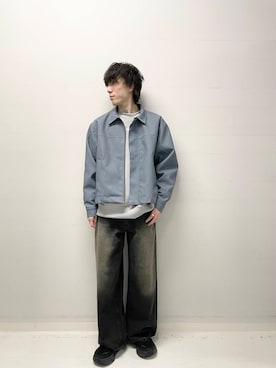「SENSE OF PLACE by URBAN RESEARCH（センスオブプレイスバイアーバンリサーチ）のアイテム（ブルゾン）」を使った、Renさん（メンズ・174cm）の冬コーディネート